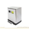سطل پدالی مستطیل 30 لیتری مدل 9268 استیل مات