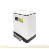 سطل پدالی مستطیل 30 لیتری مدل 9268 سفید