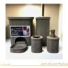 اکسسوری قهوه ای 5 پارچه پلاستیکی کد 615