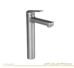 شیر-روشویی-پایه-بلند-دومو2-کروم-مات-کی-دبلیوسی-لوبلیا 02122327211 https://lobelia.co/